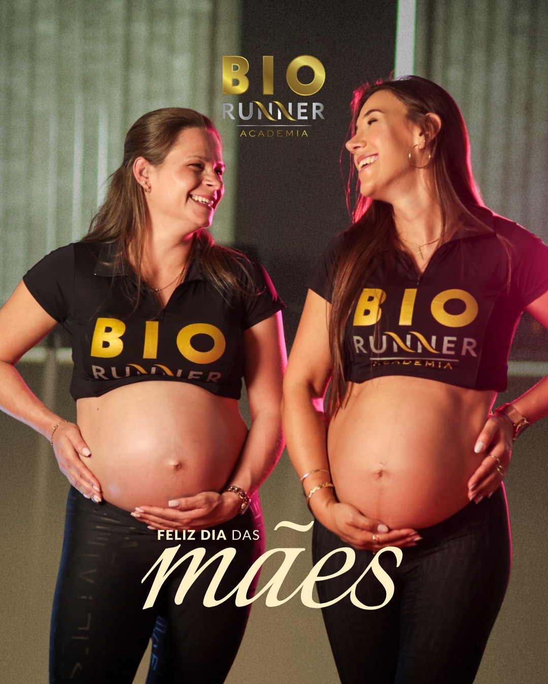 Members of the BioRunner community in a fitness-center campaign