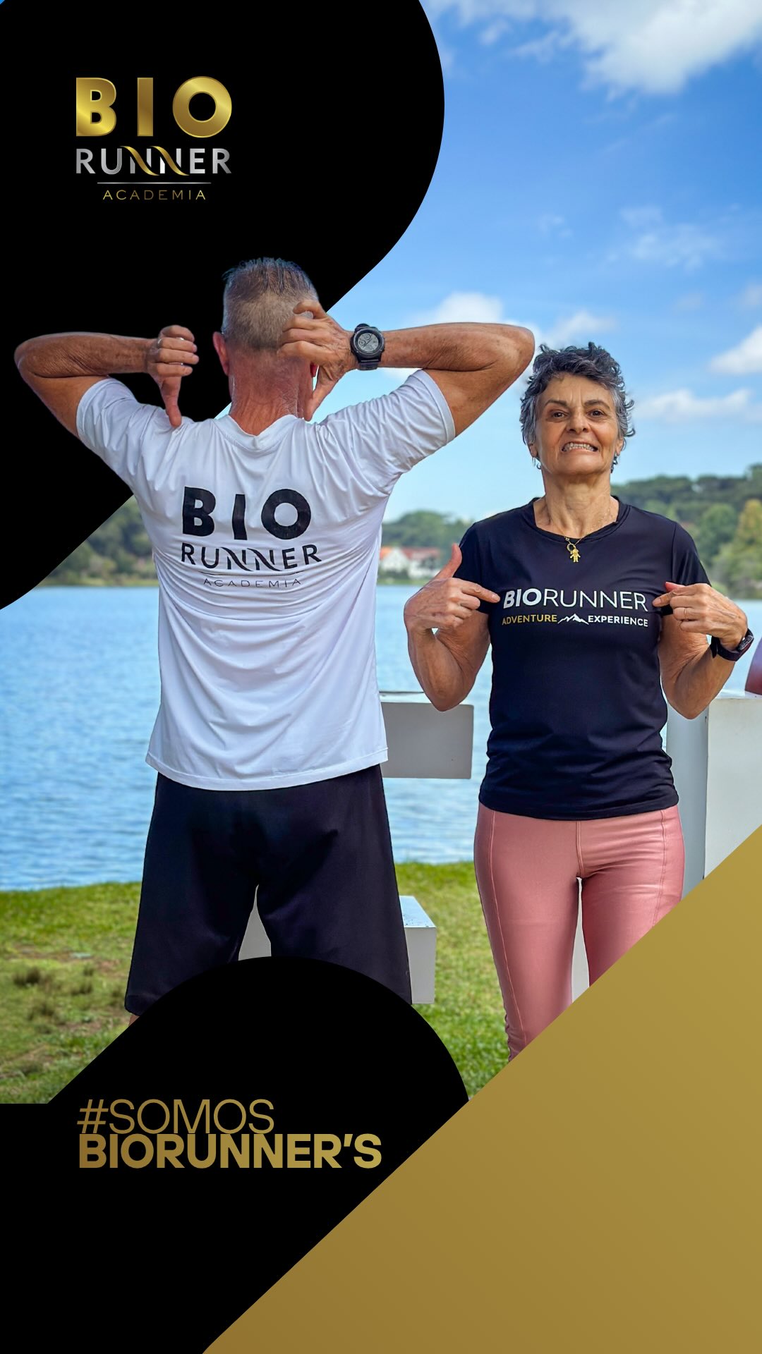 BioRunner members taking part in an outdoor activity