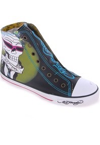 Ed Hardy sneakers featured at the Brazilian launch